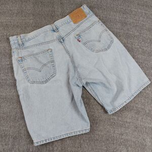 VTG Levis Mens Size 36(Fit 35) 505 Jean Shorts Y2K Blue Denim Red Tab